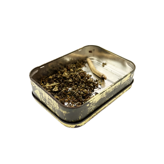 Tobacco Tin - Aged Brass