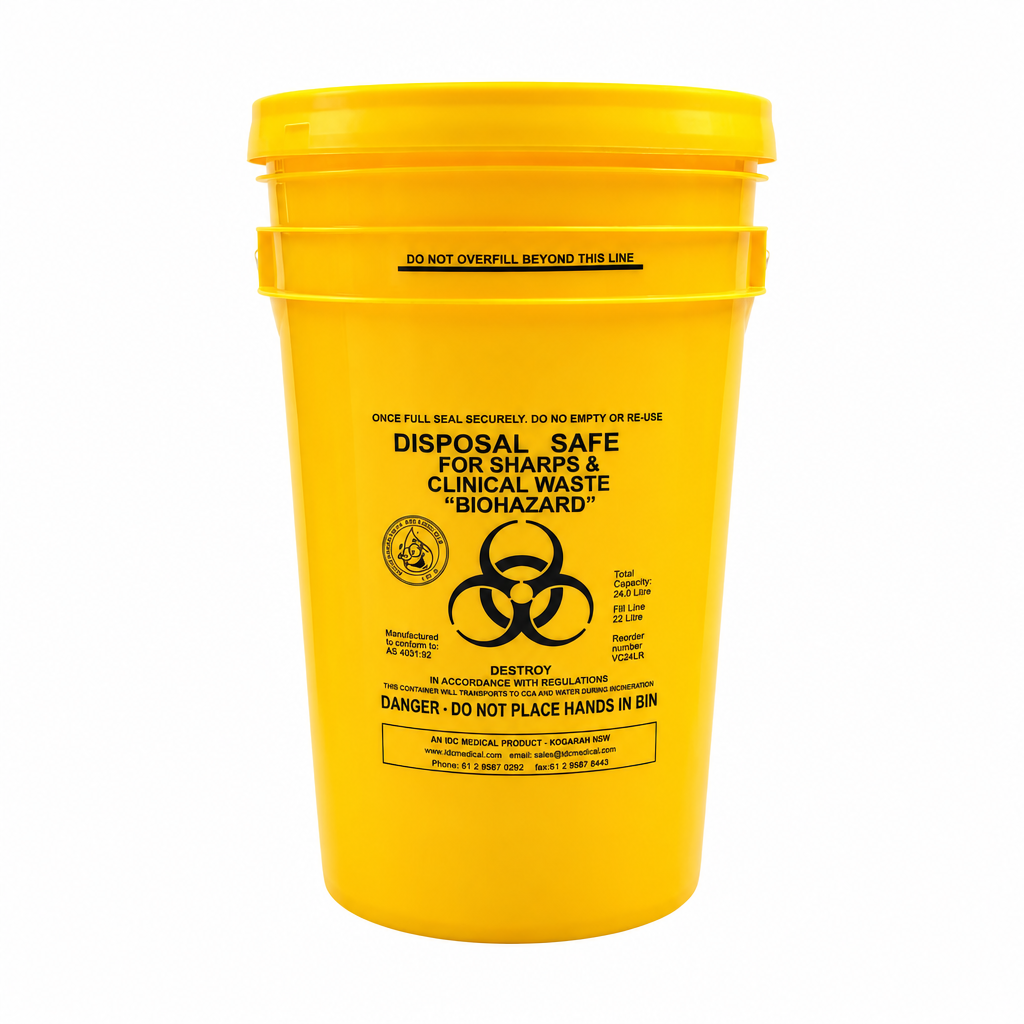 Clinical Waste Disposal Safe Bucket