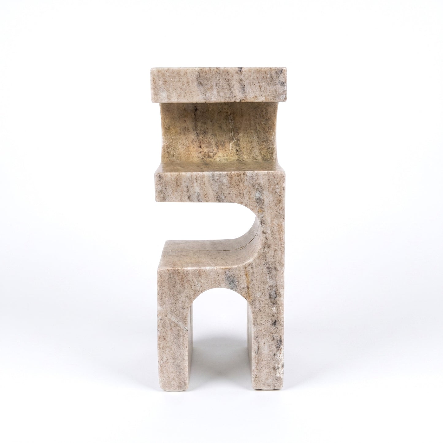 Geometric Stone Architectural Sculpture