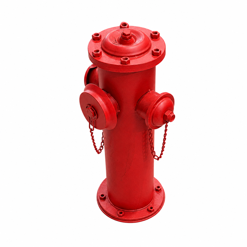US Metal Fire Hydrant (Prop)