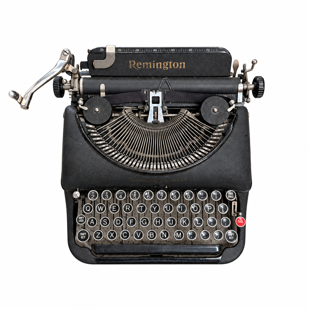 Black Remington Typewriter