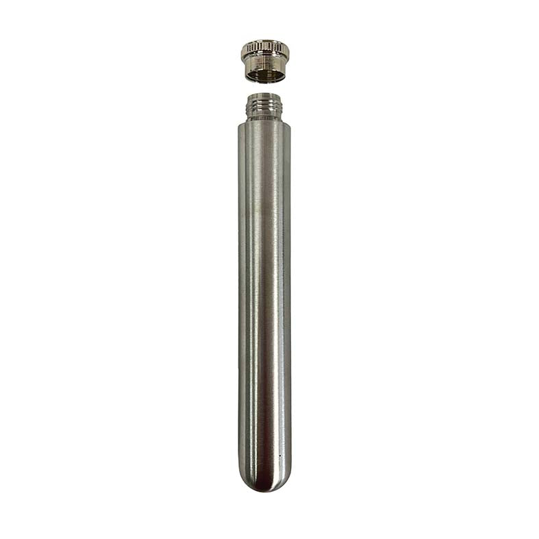 Slender Stainless Steel Cylindrical Hip Flask