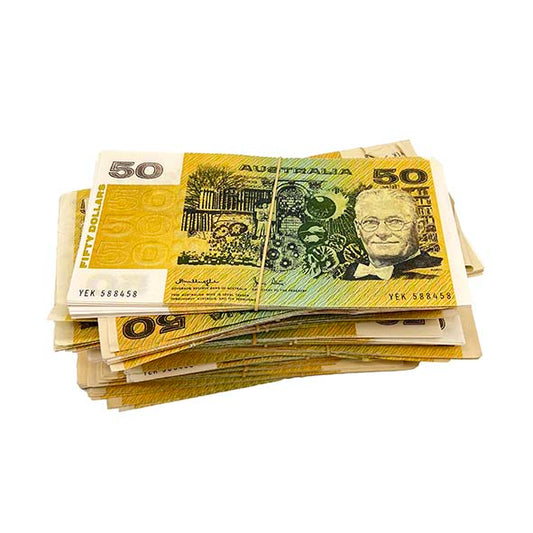 Prop Australian $50 Paper Notes (70s - 90's)