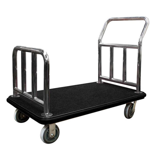 Silver Luggage Trolley