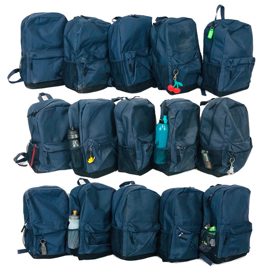 Matching Navy School Backpacks