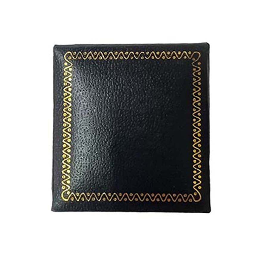 Black Leather Ring Box