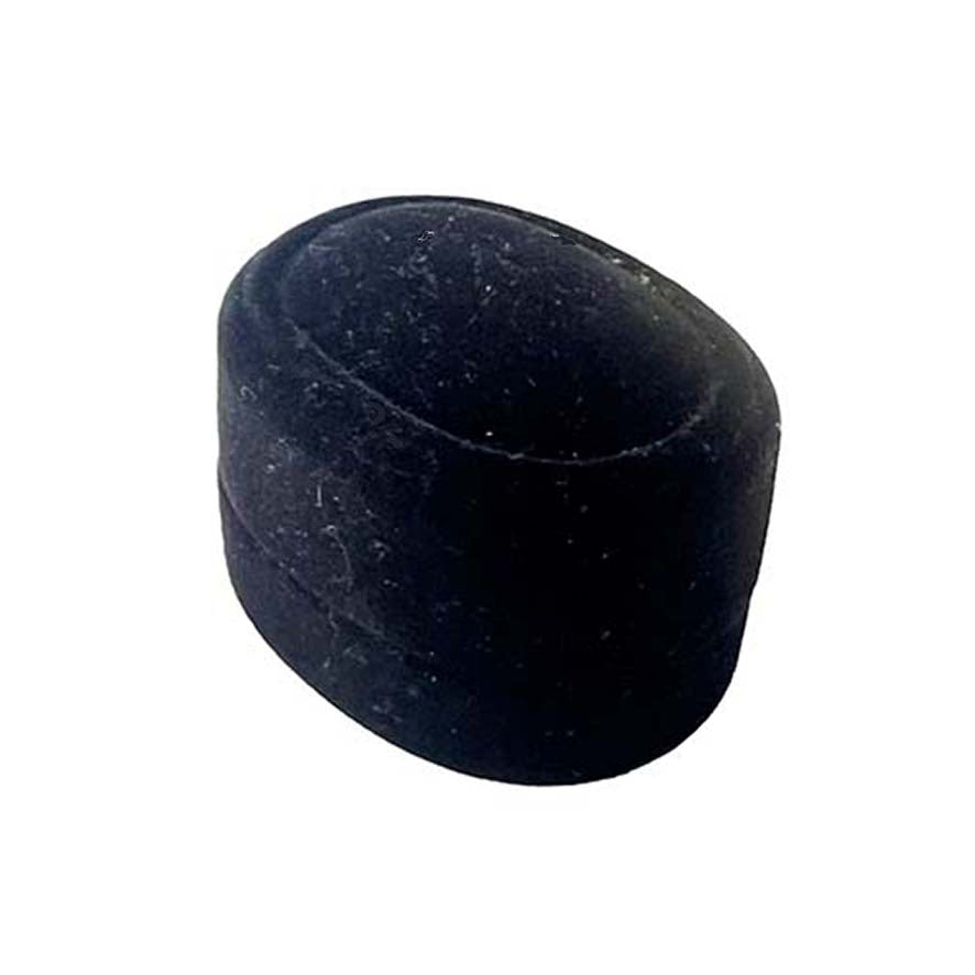 Round Black Velvet Ring Box