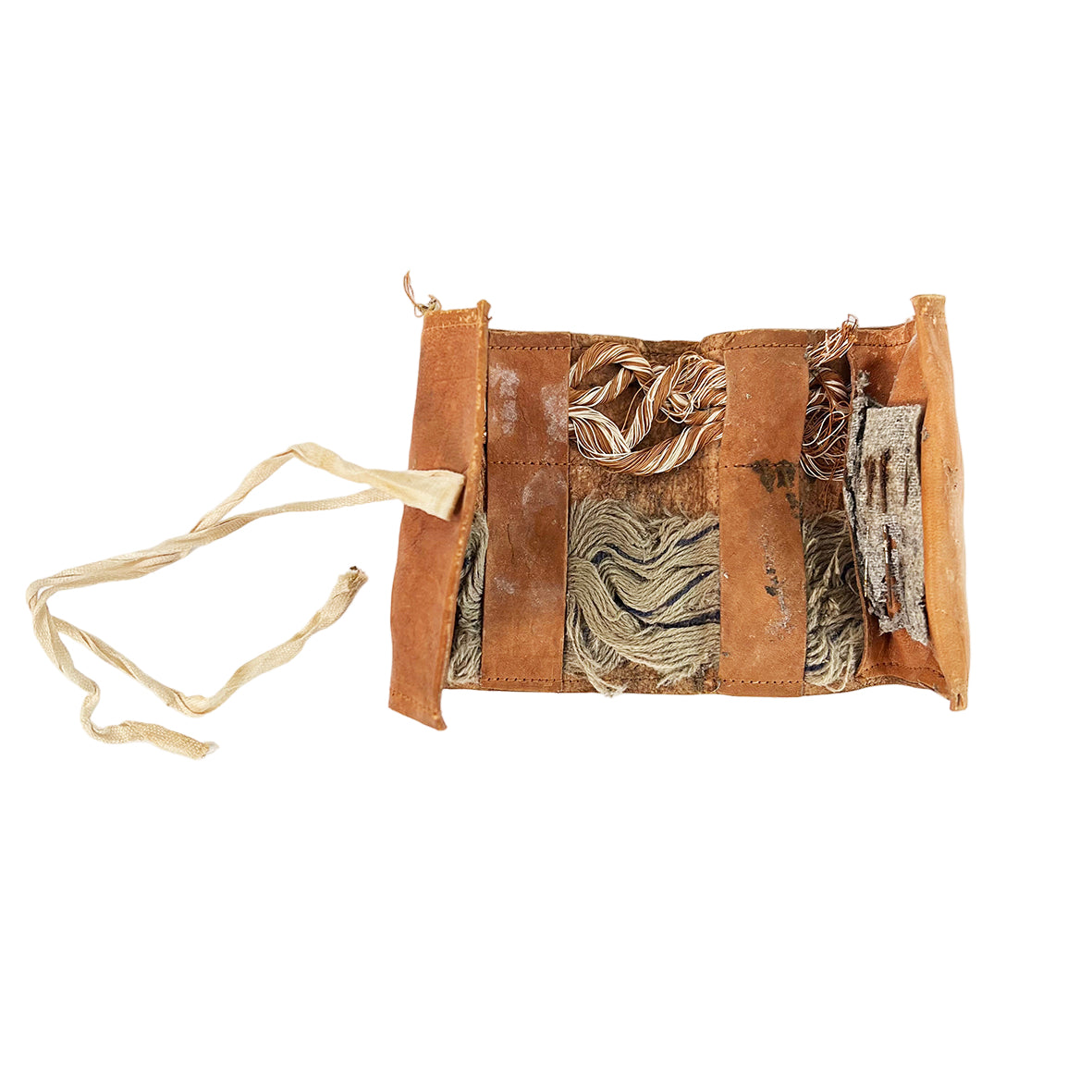 Leather Bound Sewing Kit