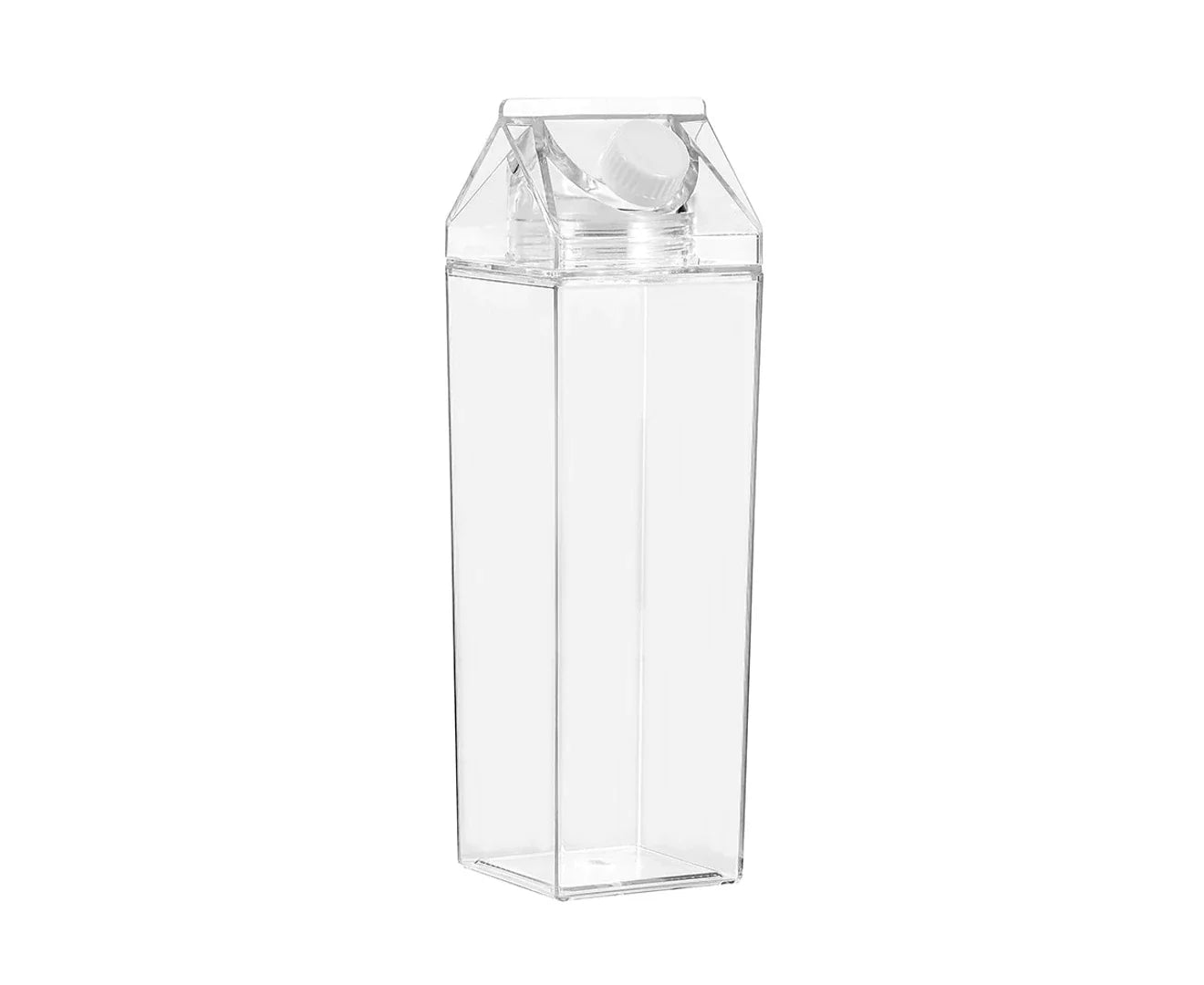 Clear Square Reusable Water Container