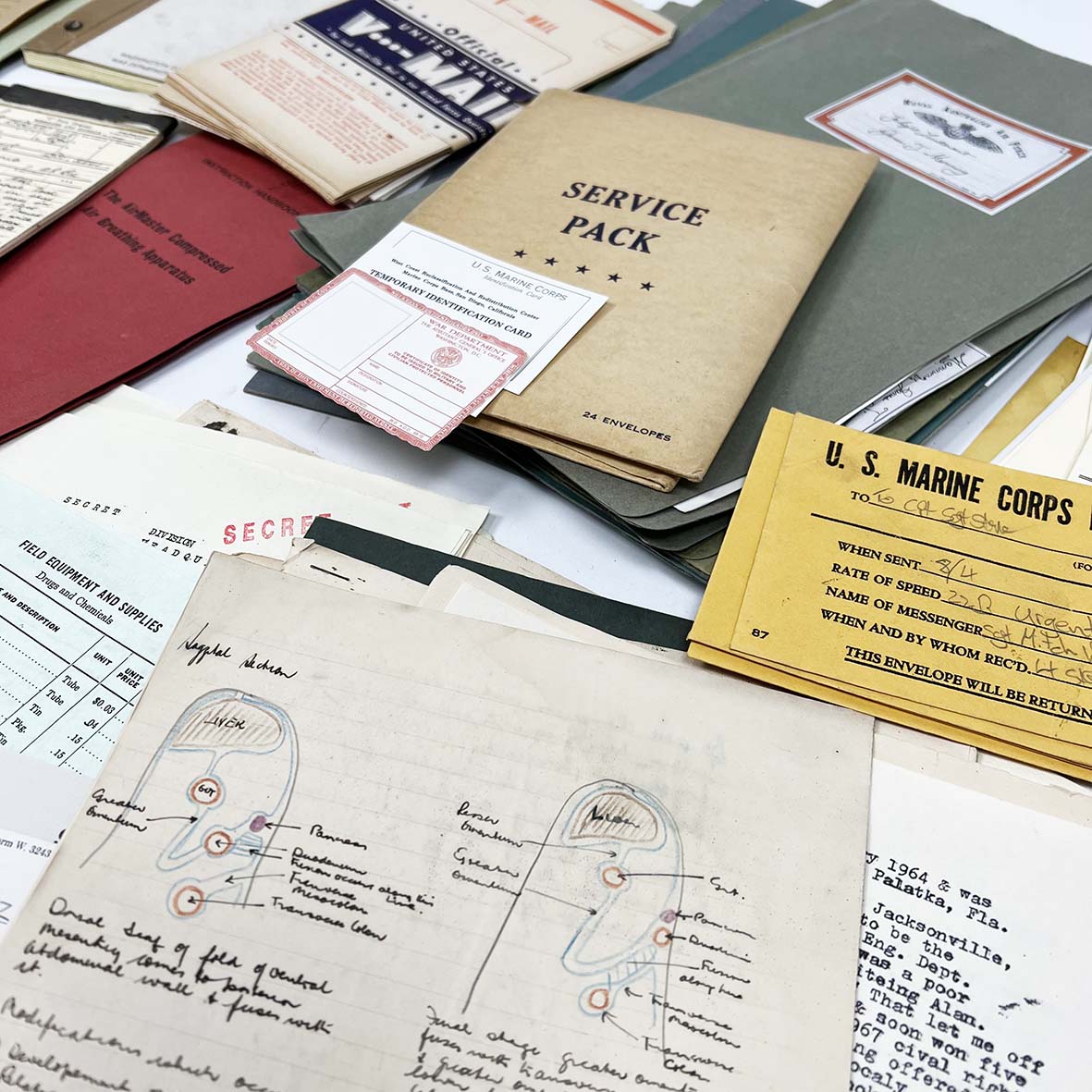 War Related Paperwork Lot - Mixed