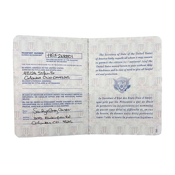 Imitation US Passport (80's / 90's)