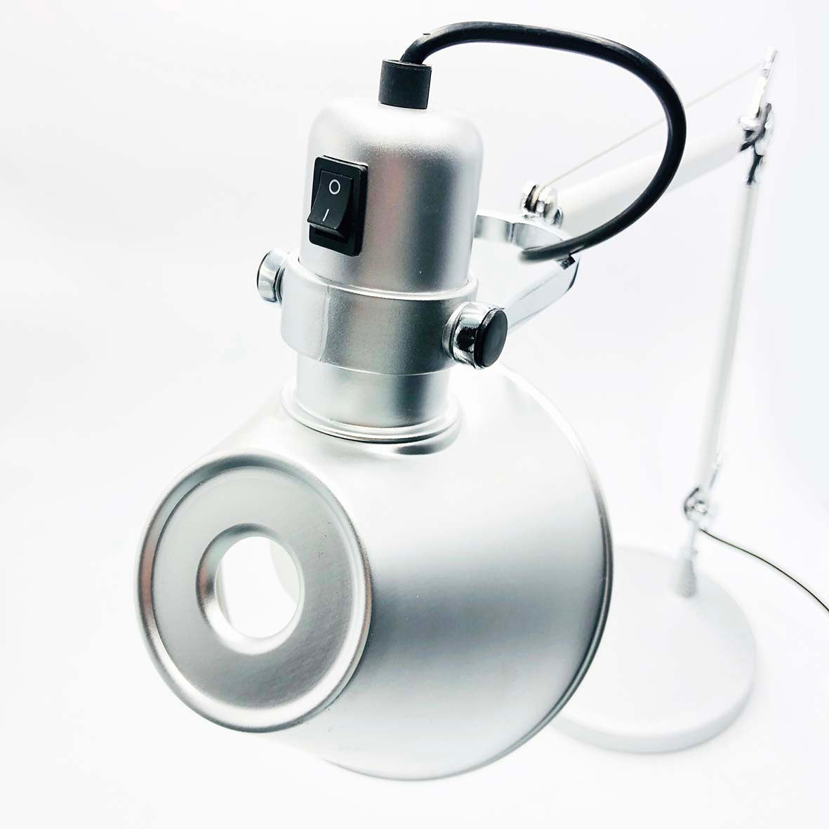 Silver Adjustable Desk Lamps (10 Available)