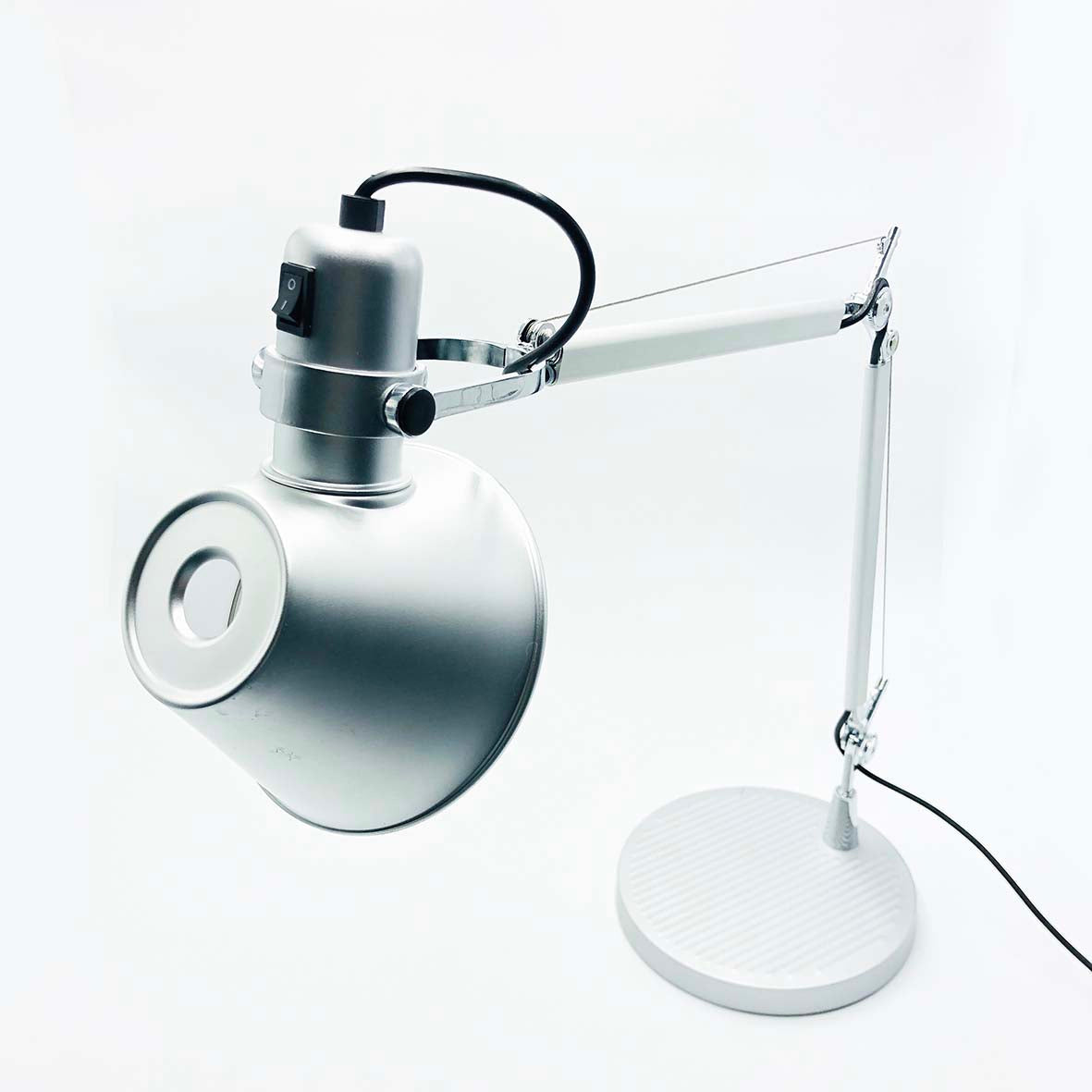 Silver Adjustable Desk Lamps (10 Available)