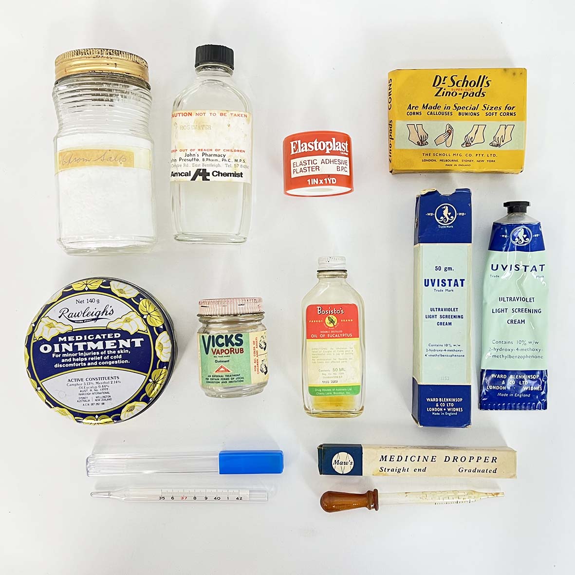 Vintage Medical Cabinet Dressings/ Props #2