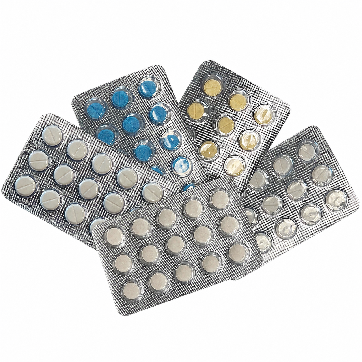 Blister Packs containing a range of 15 Placebo Pills – The Prop