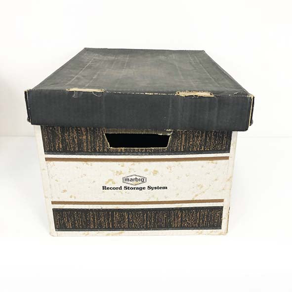 Vintage Wood Grain Archive/Bankers Box - Very Used Condition (Set of 13)