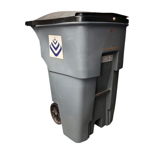 US Style - Commercial Confidential Document Bin - Black & Grey