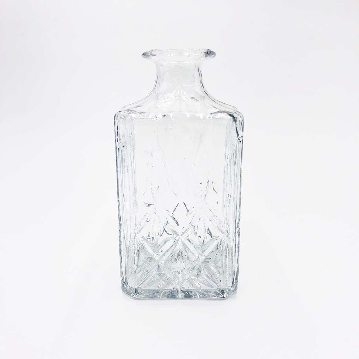 Breakaway Glass Cut Crystal Style Decanter