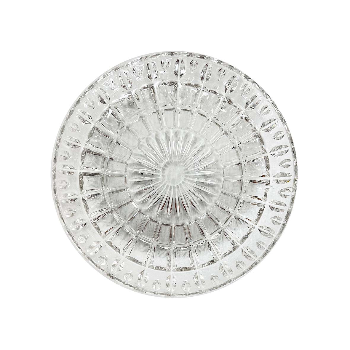 Faux Cut Crystal Breakaway Glass Ashtray