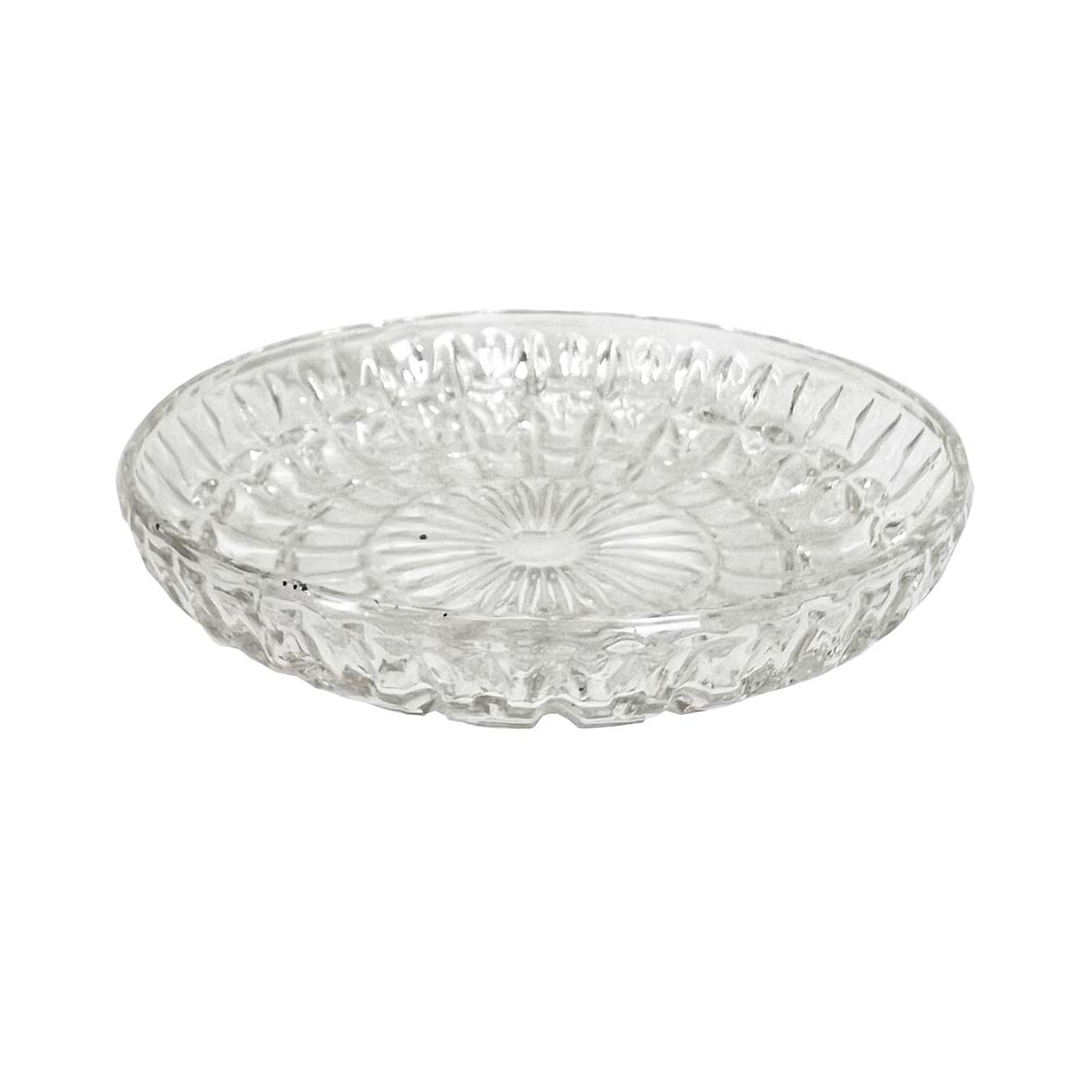 Faux Cut Crystal Breakaway Glass Ashtray