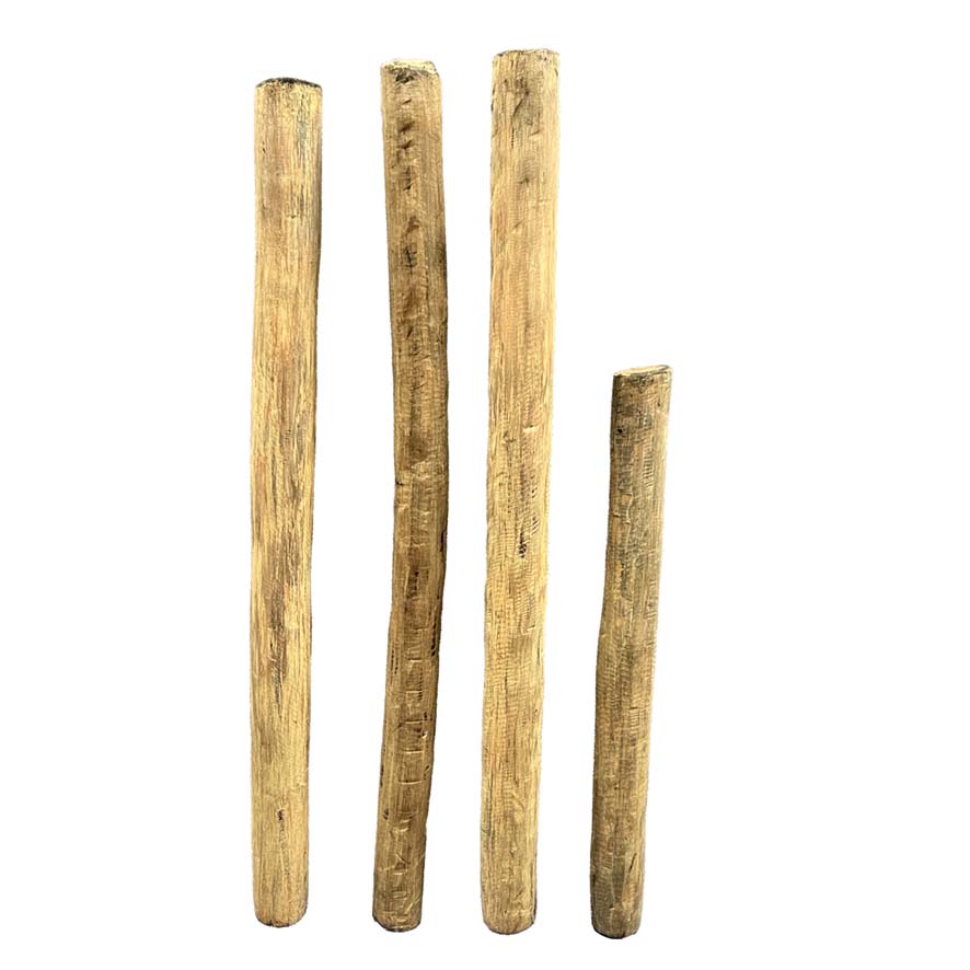 Balsa Wood Poles - (Set of 4)