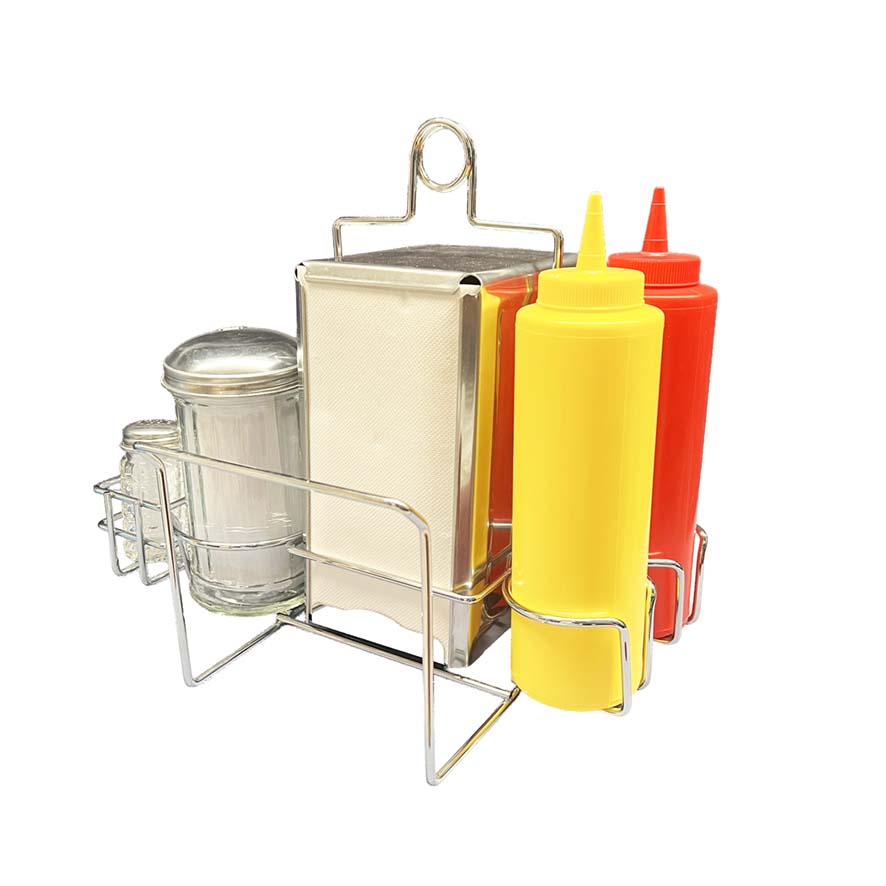 US Diner Style Condiments Caddy Set (24 available)