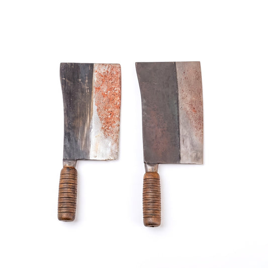 Vintage Butcher Cleavers - Set of 2