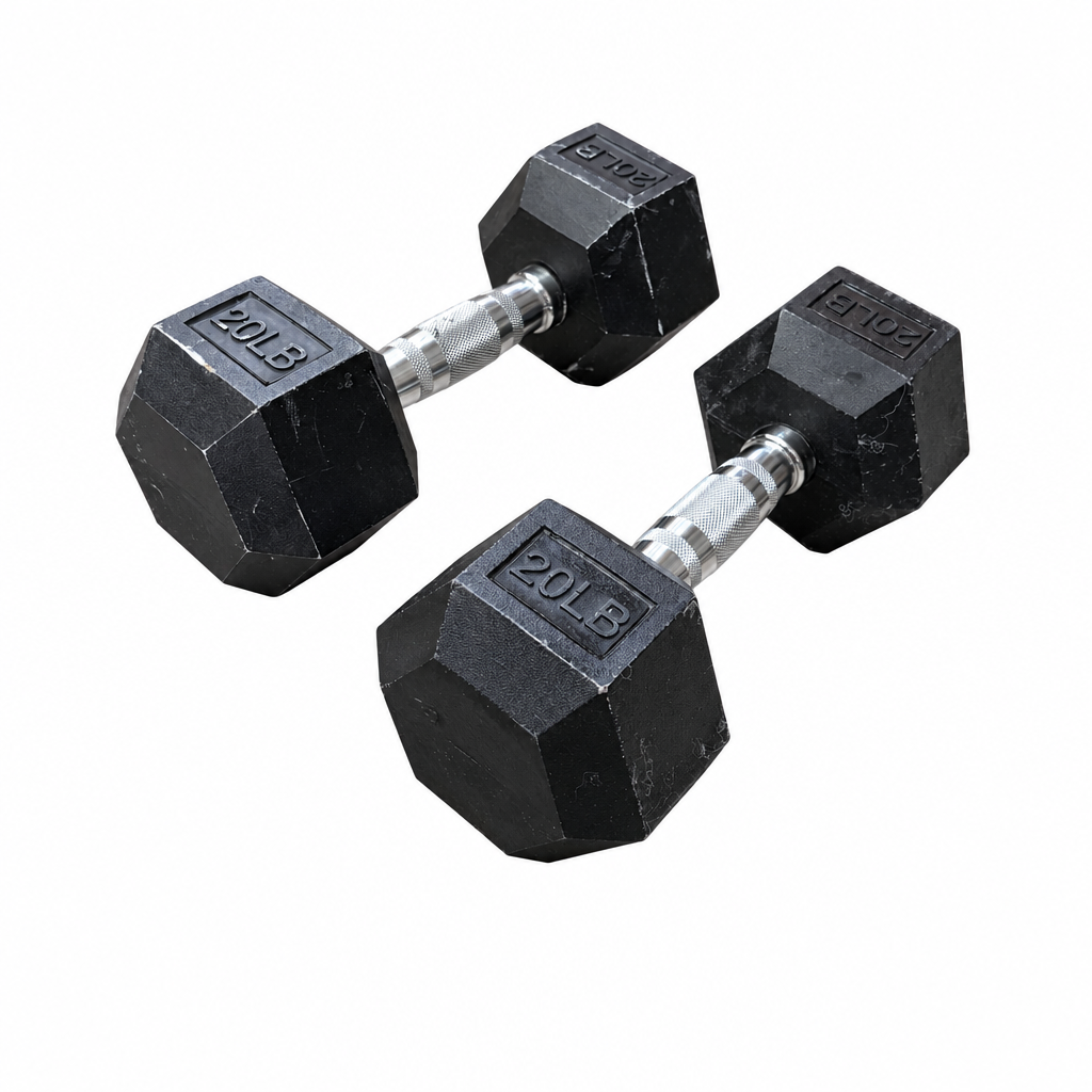 Prop Dumbbells 20LB Weights (6KG) (7 Sets of 2 Available)