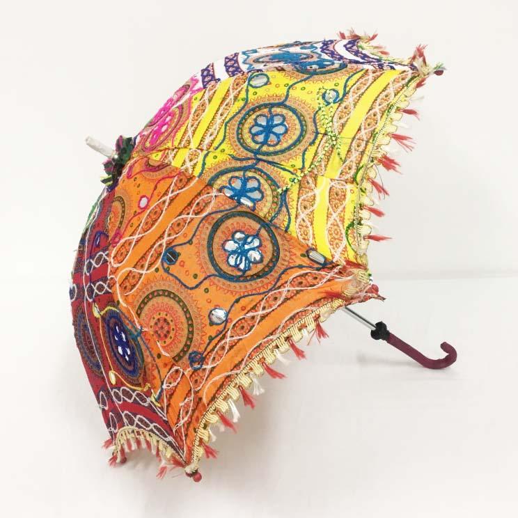 Embroidered Decorative Umbrellas - Set of 6