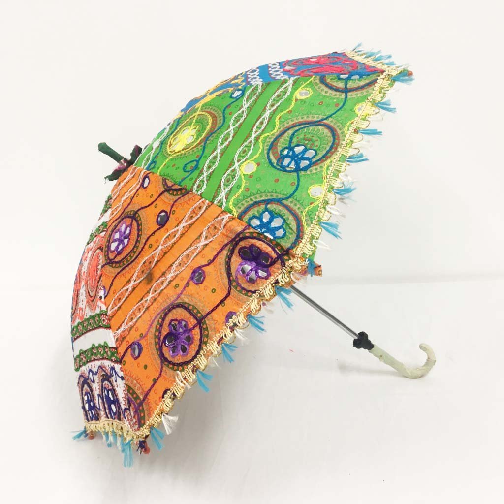 Embroidered Decorative Umbrellas - Set of 6