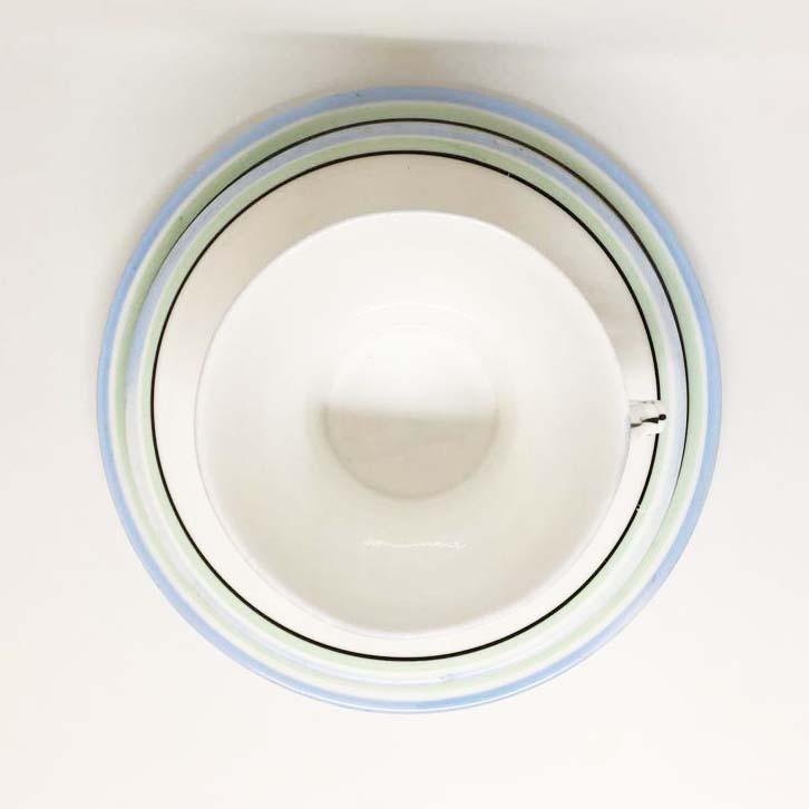 Art Deco Teacup Trio Set