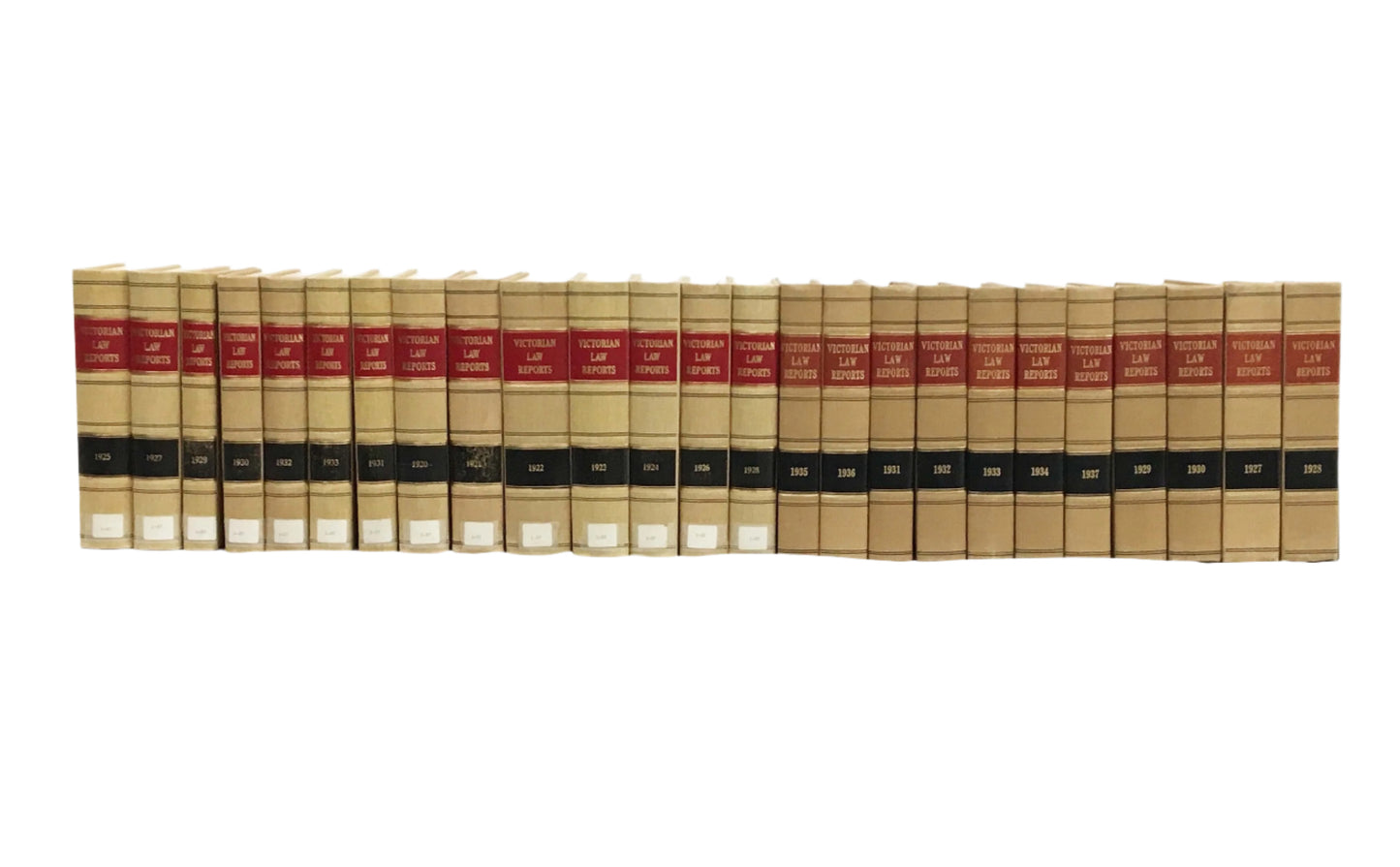Victorian Law Books 1920 - 1930 - Hired as a Set of 30