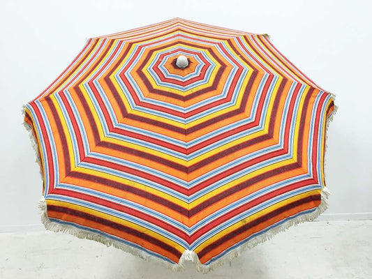 Striped Red and Yellow Beach Umbrella