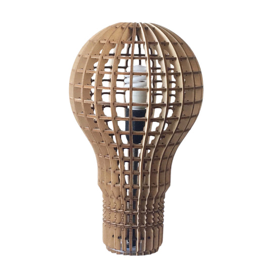 Wooden Bulb' Table Lamp