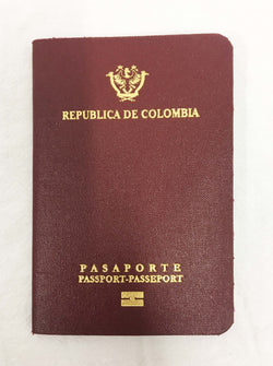 Imitation Colombian Passport