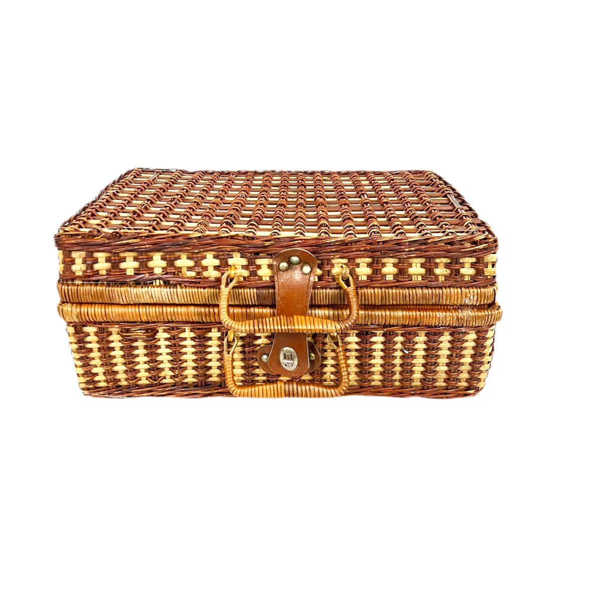 Rattan Weave Picnic Basket