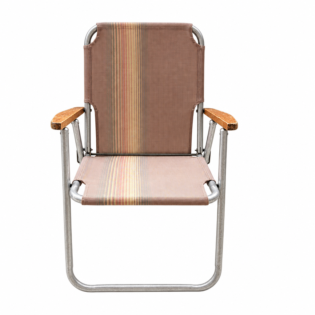 Vintage Aluminium Folding Camp Chair