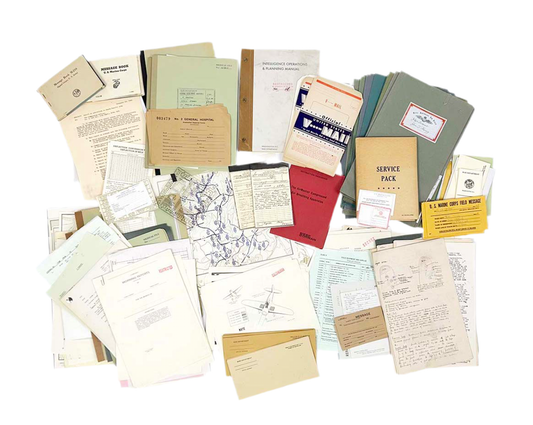 War Related Paperwork Lot - Mixed