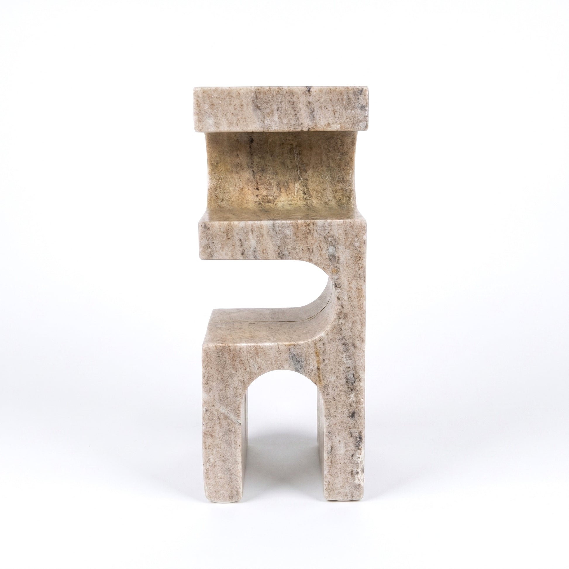 Geometric Stone Architectural Sculpture