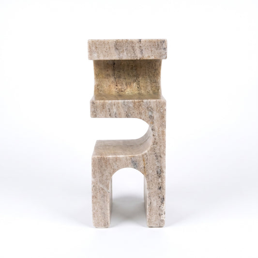 Geometric Stone Architectural Sculpture