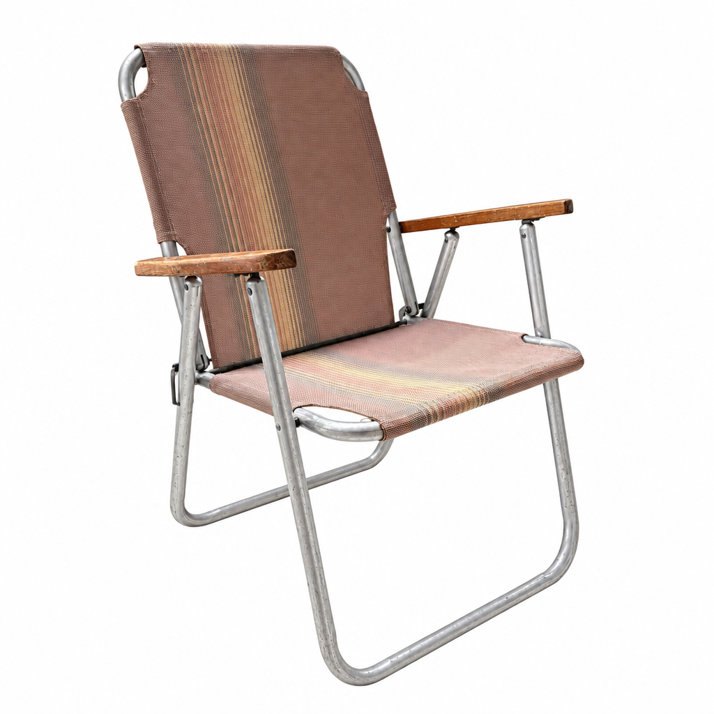 Vintage Aluminium Folding Camp Chair
