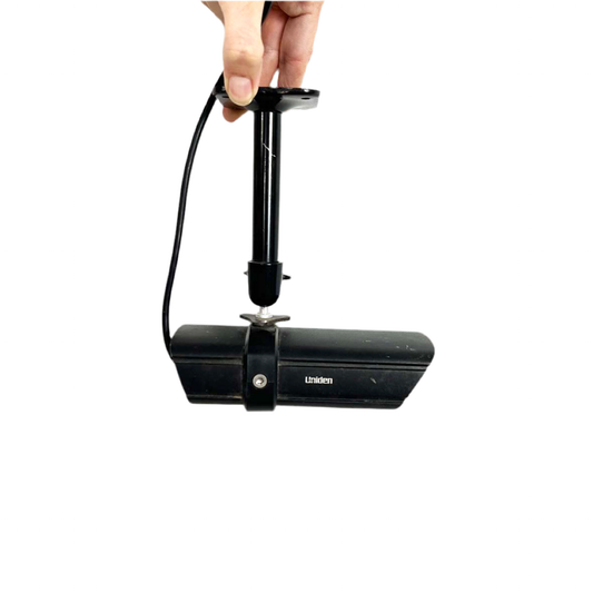 Black Contemporary Security Cameras with Monitoring Screen