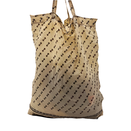 Vintage Leather Bound Converter Shopper
