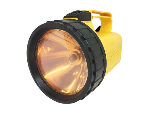 1990s Yellow Halogen Globe Torch