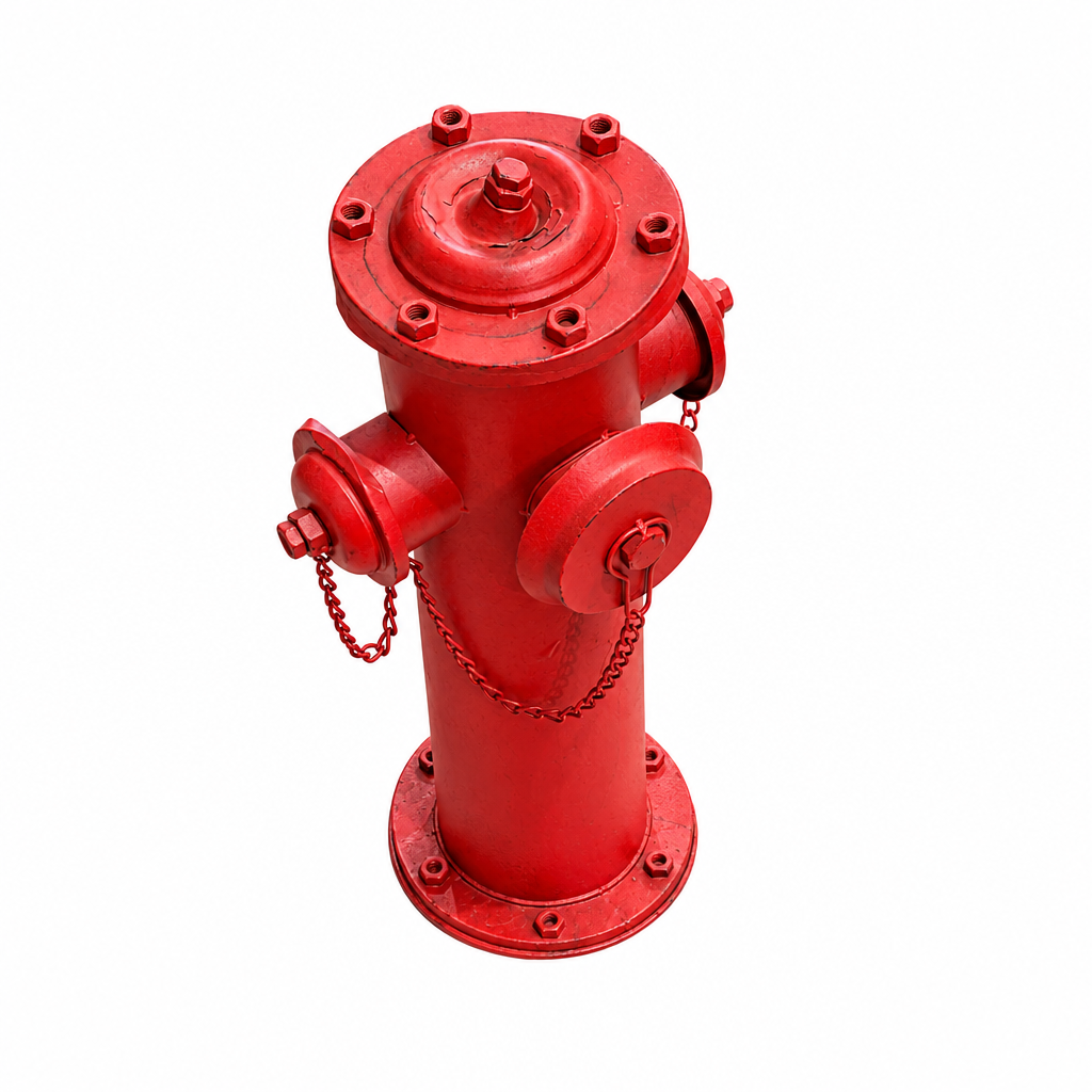 US Metal Fire Hydrant (Prop)