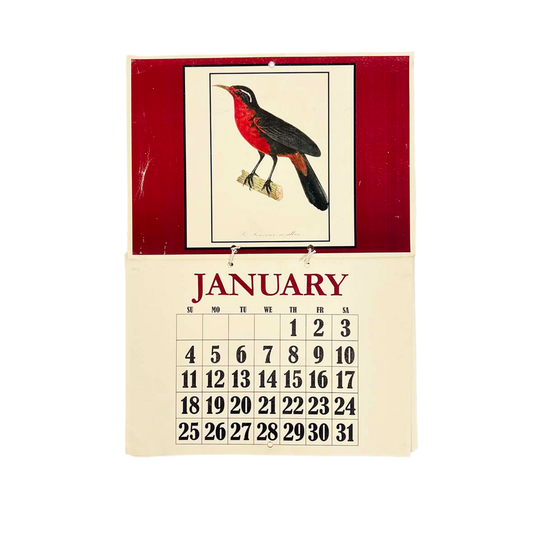 Vintage Universal Bird Year Calendar