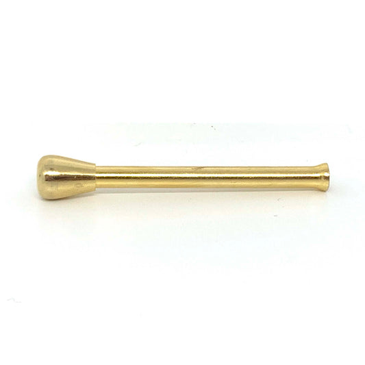 Gold Metal Powder Snorter