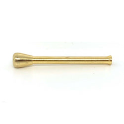 Gold Metal Powder Snorter