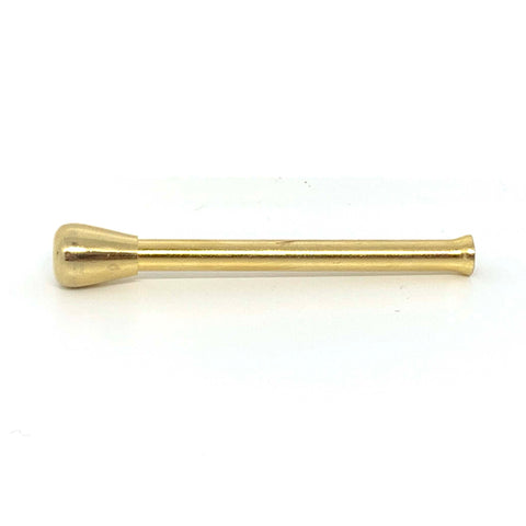 Gold Metal Powder Snorter