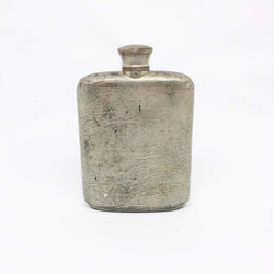 Silver Textured Hip Flask